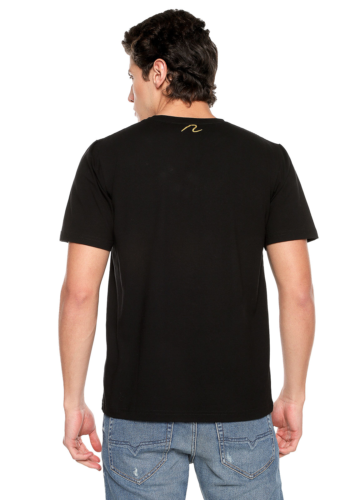 Camiseta para hombre negra Camello - Rachid Style