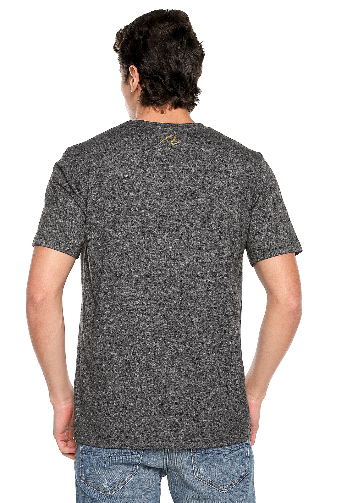 T-shirt para hombre gris Team - Rachid Style